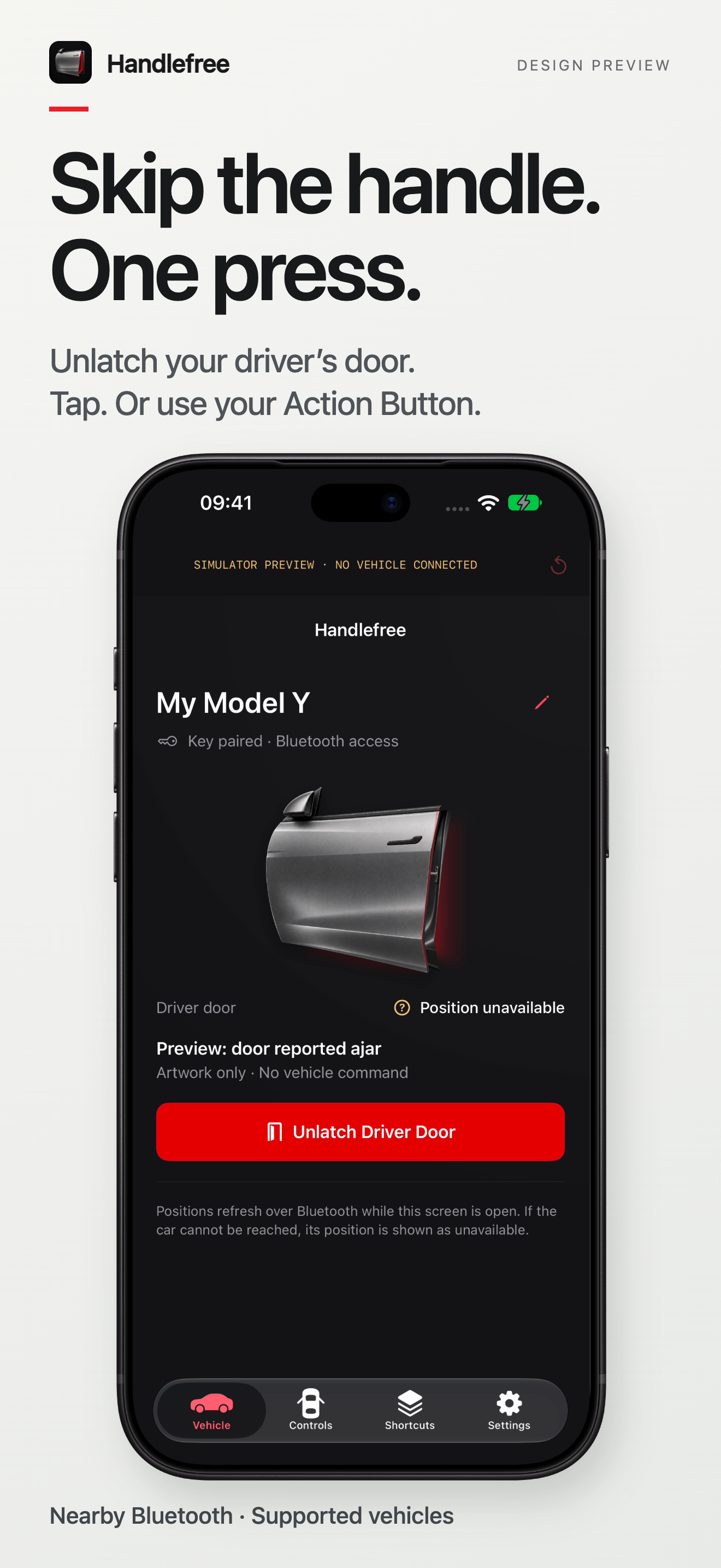 Your everyday entry: Handlefree app preview