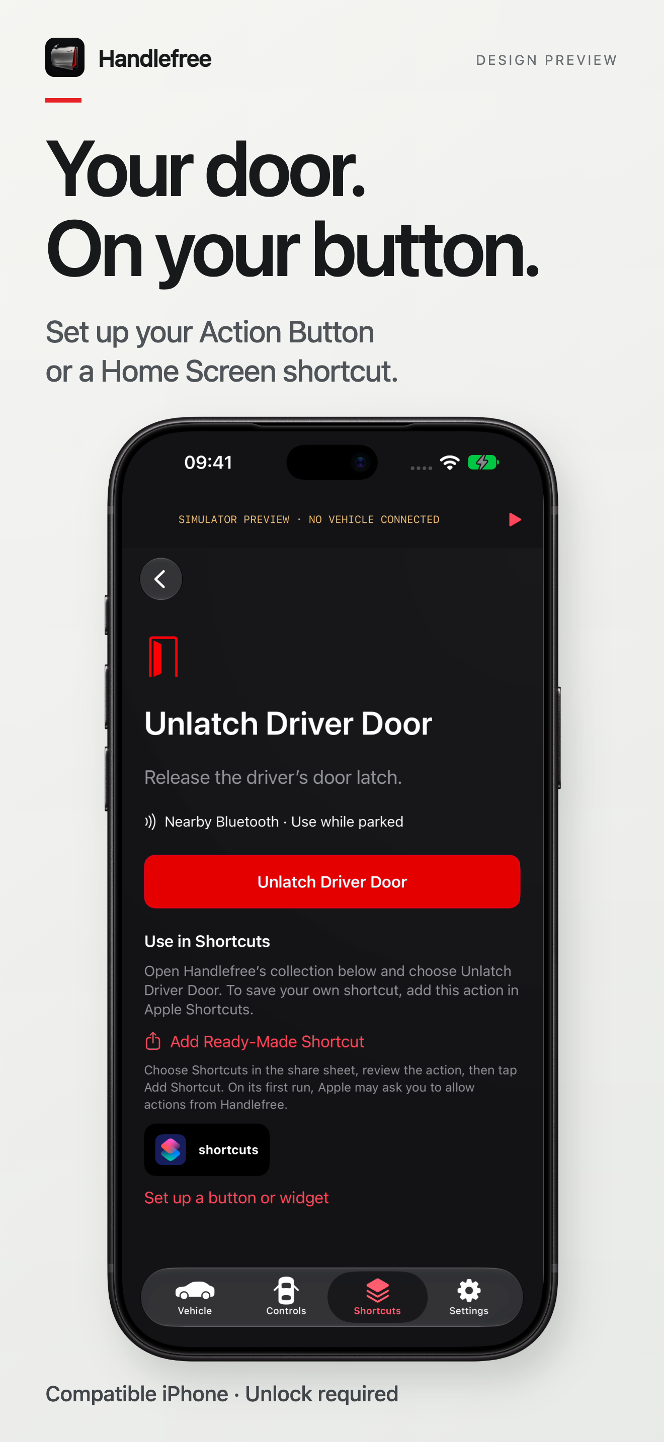 Your favourite shortcut: Handlefree app preview
