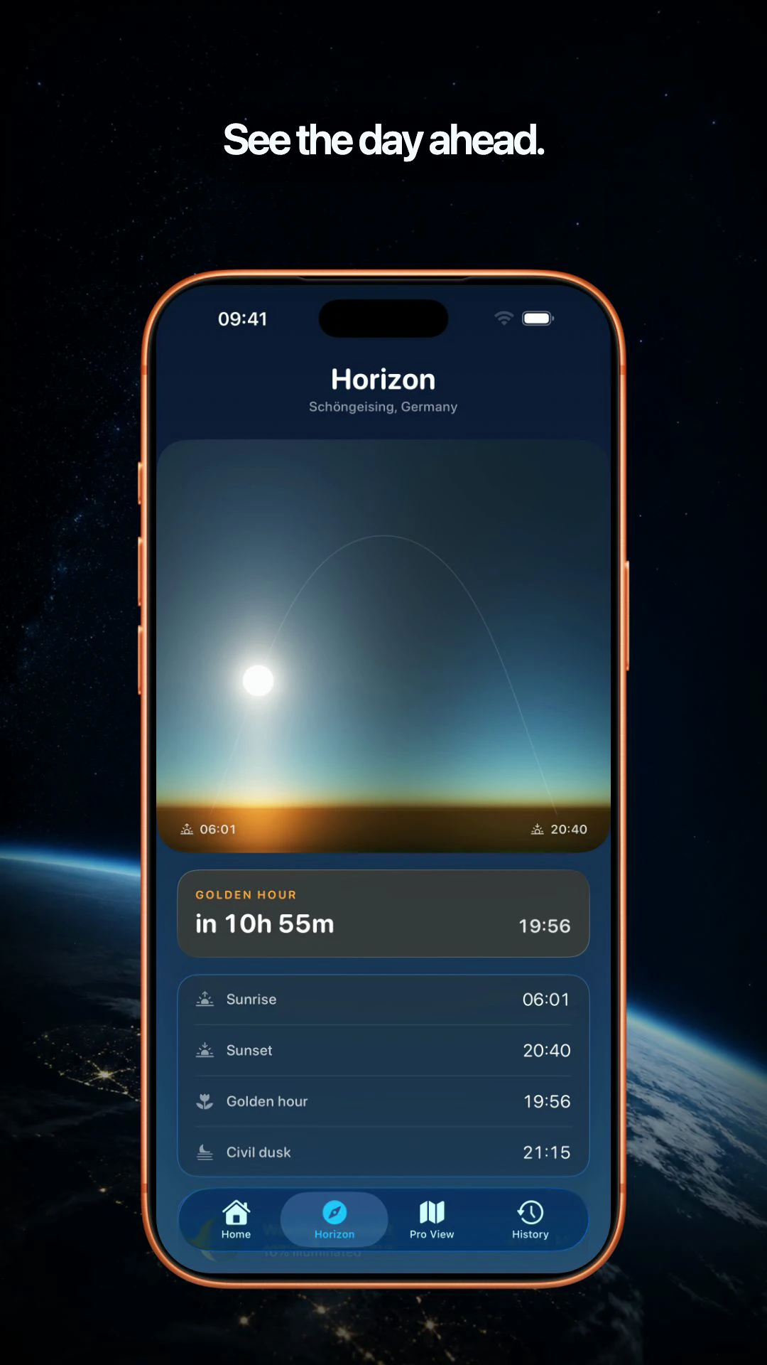 The current SkyLocation interface showing the new Position view and Location Pass in the official promotional film.